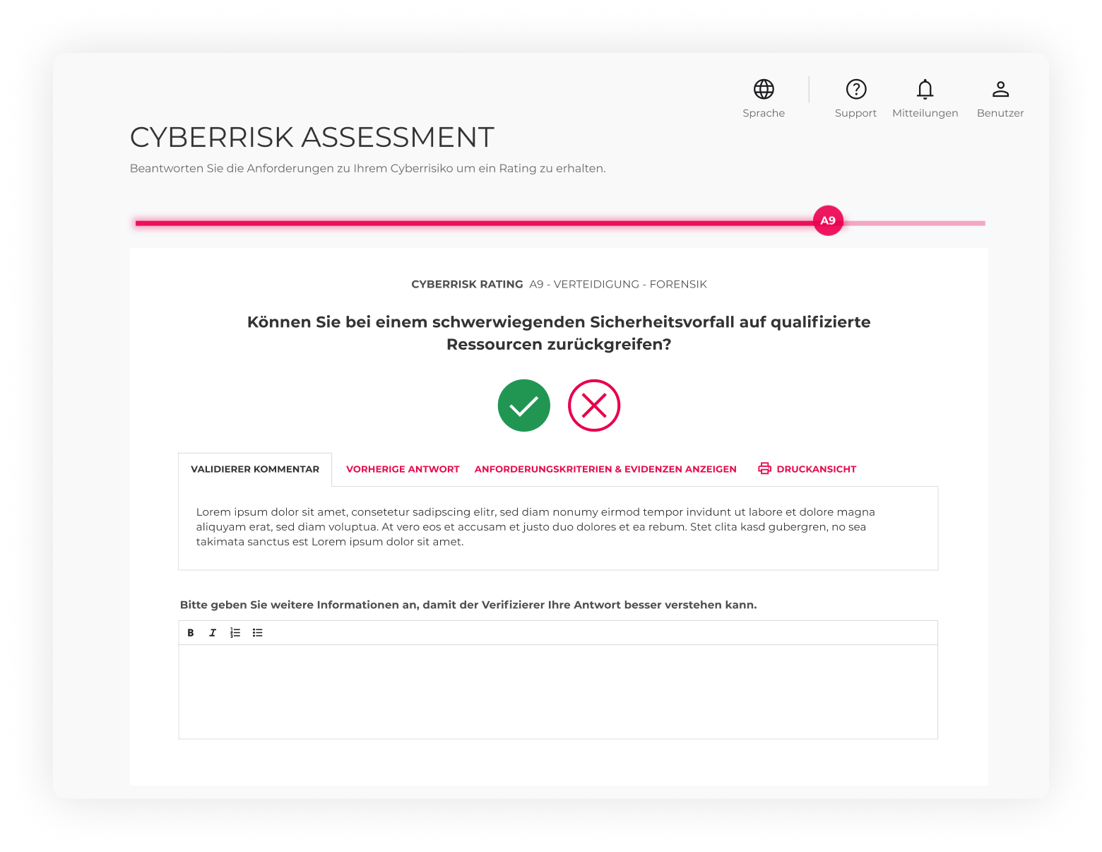 screenshot unklare antworten korrigieren