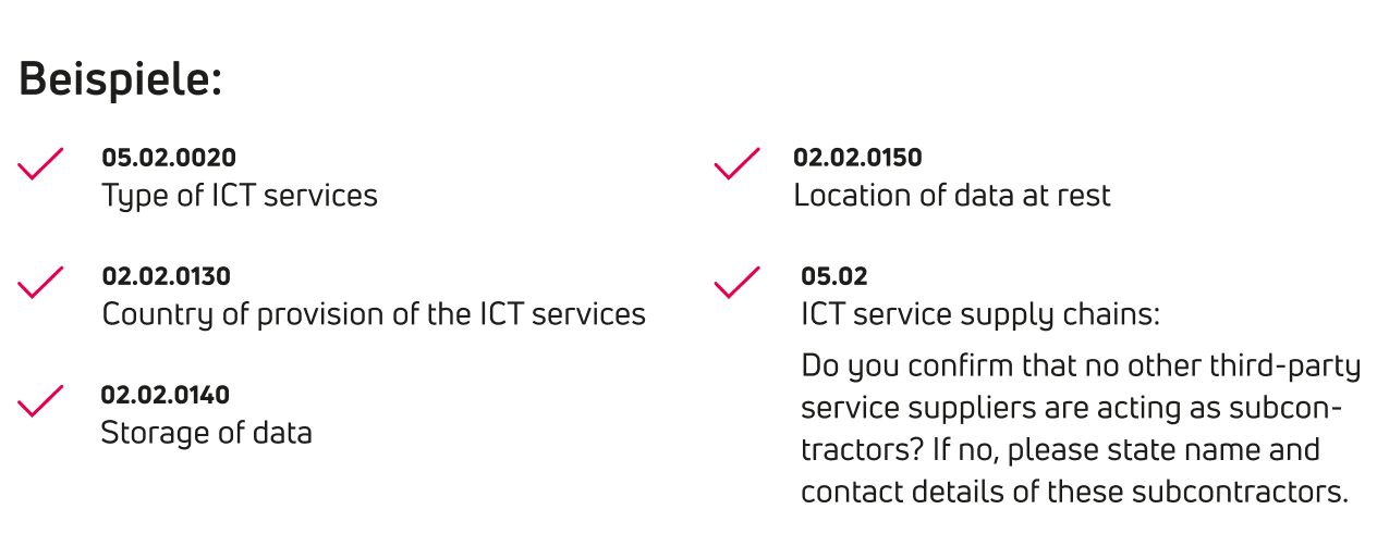 beispiele von dora daten